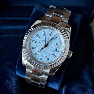 Personalización al por Mayor, Producción de Relojes Personalizados OEM, Caja de Acero Inoxidable de Lujo, Relojes Mecánicos Elegantes y Minimalistas - Product Image 2