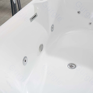 Vente directe d'usine Baignoire de massage intérieure autoportante à remous avec jets d'eau Baignoires et bains à remous <span class=keywords><strong>en</strong></span> acrylique - Product Image 4