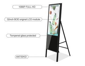 Schermo di visualizzazione di benvenuto 32 pollici interno LCD Display digitale per la segnaletica pubblicità Digital <span class=keywords><strong>Signage</strong></span> e visualizza chiosco - Product Image 4