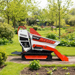 Mini-dumper sur chenilles 2026 de 500 kg avec moteur Briggs & Stratton et benne basculante hydraulique - Product Image 1