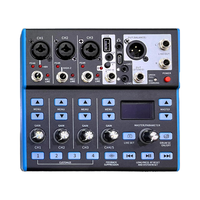 Odak OD60 Mini Console de mixage sonore sans fil avec batterie 4000mAh et effets sonores multiples pour haut-parleurs