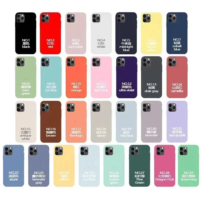 2023 High Quality liquid silicon case for iPhone 14 pro max back cover silicone phone case for iPhone 13pro 12 pro max