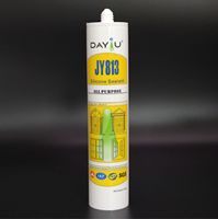 Mastic silicone neutre transparent anti-fongique GP Caulking OEM, imperméable aux acides, pour fenêtres et portes