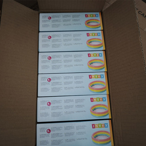 สระน้ำพลาสติกเป่าลมทรงกลมสามชั้นแบบเคลื่อนย้ายได้สำหรับเด็ก - Product Image 3