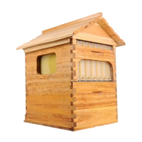 Ruches d'abeilles automatiques en bois Cadres automatiques Apiculture Équipement d'apiculture Outil Ruche Libre Miel Nid Cadre Base Nid Ruche
