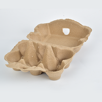 Plateau à œufs pour volailles de qualité supérieure, biodégradable et compostable, 6 alvéoles, plateau à œufs personnalisé imprimé, carton à œufs de ferme, vente en gros