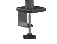 Support de moniteur simple à ressort mécanique, support VESA réglable en hauteur pour écrans de 17 à 40 pouces avec pince et base à œillet