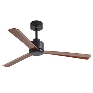 Ventilateur de plafond moderne de 52 "avec 3 lames ABS, moteur à courant continu à grande vitesse, conversion de fréquence et télécommande - Product Image 1