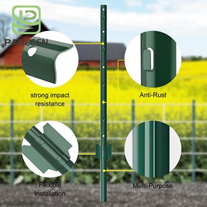Poteau de clôture en acier galvanisé en forme de U pour <span class=keywords><strong>ferme</strong></span> ou jardin - Product Image 3
