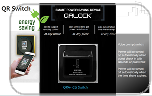 Interruptor inteligente de servicios personalizados con panel de vidrio templado para interruptores de pared con tecnología de tarjeta de inserción máxima de potencia de 110V-240V - Product Image 2