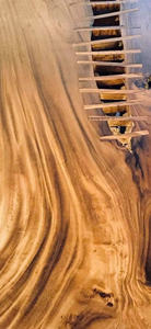 Factory Direct <b>Live</b> <b>Edge</b> Wood Slab <b>Table</b> with Epoxy Resin River, Custom Size Solid Wood <b>Table</b> Project Wholesale Bulk - Product Image 6