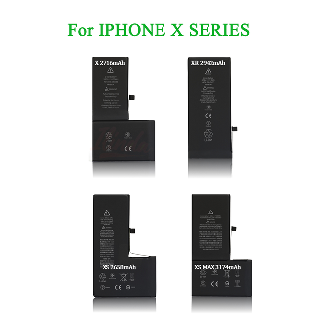Ilinda Original Capacity Mobile Phone Battery for iPhone X/XR/XS/XS Max Lithium-ion Battery