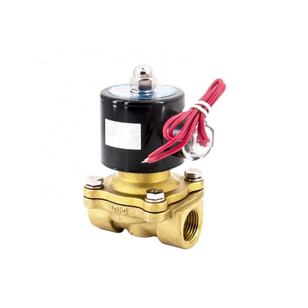 12V 24V 110V 120V воды Латунь Электромагнитный клапан 1/8 ''UD-6 2W025-06 1/4'' UD-8 2W025-08 1/2 ''UD-10 2W040-10 3/8'' 2W160-15 UD-15
