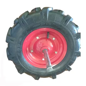 Trator pneumático do piso do trator, rodas com eixo de 16 polegadas 4.80/4.00-8 com pneu pneumático