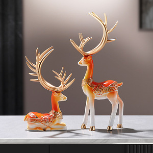 Paz y alegría, todo lo mejor, adornos, sala de estar, porche de ciervo, mueble de TV, regalo de reubicación de casa nueva - Product Image 3