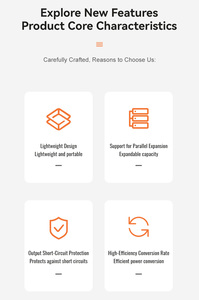 Biến tần năng lượng mặt trời lai một pha Techfine IP54 <span class=keywords><strong>3KW</strong></span> 4KW 5.5KW 6.2KW 8.6KW 11KW, hoạt động cả lưới điện và ngoài lưới điện, sóng sin thuần túy - Product Image 2