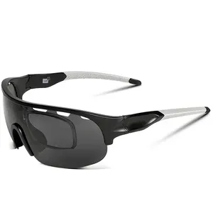 HBC moda spor bisiklet güneş gözlüğü açık rüzgar geçirmez gözlük sürme Uv400 polarize gözlük güvenlik gözlükleri