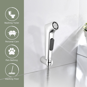 <strong>New</strong> Shattaf, Chrome ABS <strong>New</strong> Button Press Shattaf <strong>Sprayer</strong> for Toilet, Health Faucet Bidet Spray, Toilet <strong>Sprayer</strong> - Product Image 6