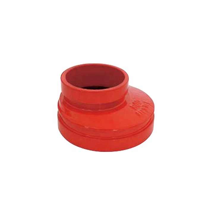 FM Approved Mechanical Ductile Cast Iron Tee Grooved Outlet For Fire Fighting