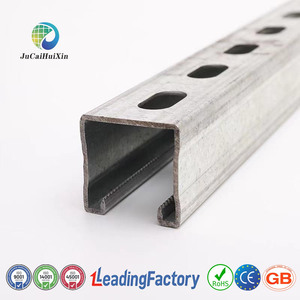 Acero Estructural para Estructuras Solares Conformado en Frío Q235 con Certificación ISO <span class=keywords><strong>EC</strong></span> de Jchx, Acero Ranurado Galvanizado Unistrut, Canal en U - Product Image 1