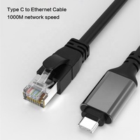 Câble Ethernet USB Type C vers RJ45 câble RJ45 directement connecté adaptateur réseau Gigabit LAN pour MacBook Pro/téléphone