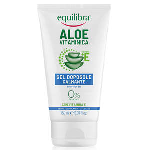 Equilibra Suncare, Gel apaisant après-soleil à l'aloe vera, pour hydrater, apaiser et rééquilibrer la peau rougeâtre après le soleil - Product Image 1