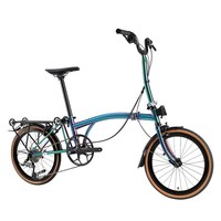 Vélo pliant 4OEM Brompton unisexe 9 vitesses, léger, avec pédales