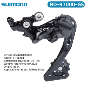 Dérailleur arrière SHIMANO <span class=keywords><strong>105</strong></span> <span class=keywords><strong>R7000</strong></span> pour vélo de route, dérailleur de vélo de route SS GS, dérailleurs de vélo de route 11 vitesses, pièces d'origine pour vélo de route - Product Image 3