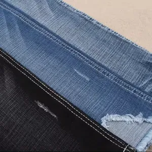 Cotton Polyester Spandex mạnh mẽ Crosshatch slub Denim Jeans vải cho người đàn ông jeans