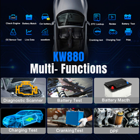 Nuevo Escáner OBD2 KONNWEI KW880 2026 con Funciones OBD2 Completas, Lector de Códigos para Todos los Vehículos Compatibles con OBD2