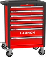 LAUNCH TTG338 Ensemble d'outils de mécanicien pour la réparation automobile de garage Armoire à outils de technicien professionnel pour les TTH-338 d'atelier