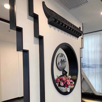 Teja de Techo de PP Negra Premium, Resistente a Impactos, Decorativa para Hoteles Boutique y Villas