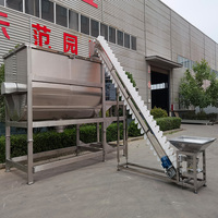 Mélangeur à ruban de 200 kg Plus Seiving Machine avec ligne complète pour l'industrie de la fabrication de savon en poudre pour la lessive en poudre