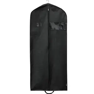 اللباس أكياس معطف غطاء كبير شنقا الملابس للماء الغبار غطاء غبار قابلة لإعادة الاستخدام أكياس الملابس 1 قطعة/كيس بولي + الكرتون تخزين