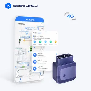 Terminal de navegación 4G LTE Plug-In Obd II Port Gps Car Tracker con alerta de desenchufe Seguimiento en tiempo real