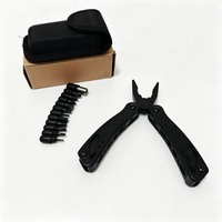 Pince multifonction pliable 12-en-1 en acier inoxydable, outils portables d'extérieur pour bricolage et EDC, vente en gros