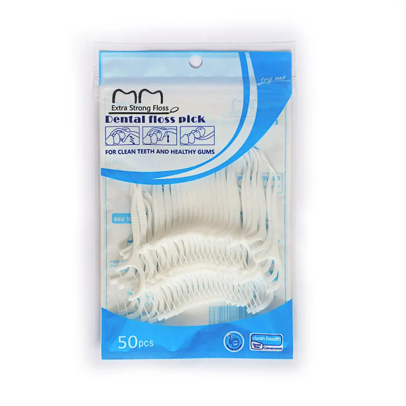 Fabrik Großhandel Zahn reiniger Tragbare Minze Inter dental Flosser Zahnseide Pick Stick