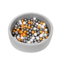 Sans BPA 7cm rond PE enfants jouer balle colorée sur le thème de l'océan balle anti-stress pour piscine balle fosse ballons en plastique Logo personnalisé en gros