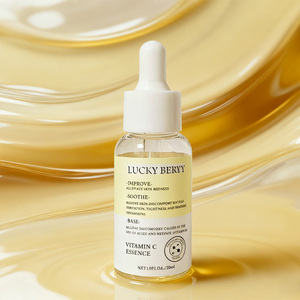 OEM ODM Sérum de soin de la peau à la vitamine C Anti-rides Anti-âge Visage Éclaircissant Blanchissant Glycérine Acide hyaluronique organique végétalien - Product Image 1