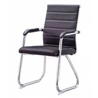 Chaise de Réunion de Bureau Moderne et Ergonomique en Cuir PU Économique, Adaptée pour Bureau à Domicile, École, Hôpital, Hôtel, Salon, Réception