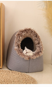 מיטת קן חמה לחתולים ולכלבים קטנים לשימוש פנימי - Product Image 3