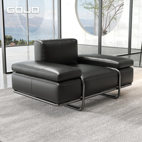 Ensemble Canapé Sectionnel Modulaire en Cuir Moderne pour Bureau, Salon d'Attente ou Zone de Réception, Canapés d'Attente en PU pour Salon, Mobilier Commercial Professionnel