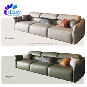 Meubles de salon chinois moderne italien en cuir véritable convertible électrique inclinable fonctionnel canapé-<span class=keywords><strong>lit</strong></span> canapé-<span class=keywords><strong>lit</strong></span> - Product Image 4