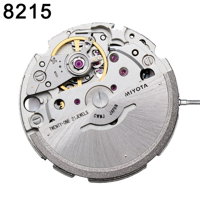 Original Japan Miyota 8215 Movement with 3 Hands Date Window Premium Mechanical Automatic Movimiento Watch Parts Supplier