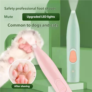 प्रीमियम साइलेंट प्लास्टिक कार्टून पालतू पाव ट्राइमर इलेक्ट्रिक क्लिपर उन्नत हल्के सुरक्षित पेशेवर कुत्ते बिल्लियां - Product Image 1