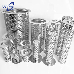 กระบอกกรองสแตนเลสแบบใช้ซ้ำได้ ล้างทำความสะอาดได้ สำหรับระบบกรองน้ำในงานเพาะเลี้ยงสัตว์น้ำและระบบชลประทาน - Product Image 2