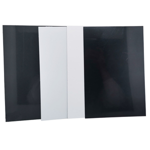 Feuille de <span class=keywords><strong>plastique</strong></span> ABS noir blanc, <span class=keywords><strong>panneau</strong></span>, <span class=keywords><strong>plaque</strong></span> <span class=keywords><strong>pour</strong></span> la publicité, Laser de haute qualité 4mm - Product Image 5