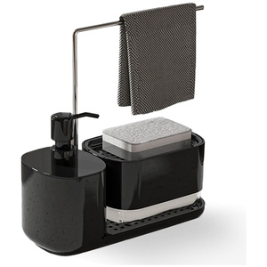 Dispensador de Jabón de Plástico Transparente de Doble Cámara, Diseño Moderno y Duradero, para Uso en Hospitales, Escuelas, Hogares, Hoteles y Cocinas - Product Image 1