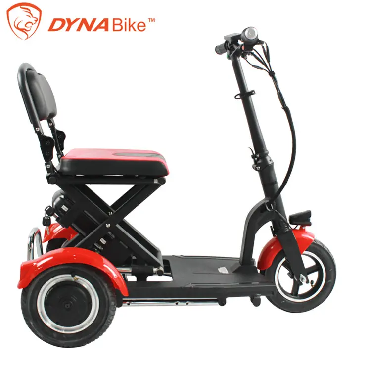 Patinete eléctrico para discapacitados, Scooter plegable de 10 pulgadas, Motor de 300W, movilidad