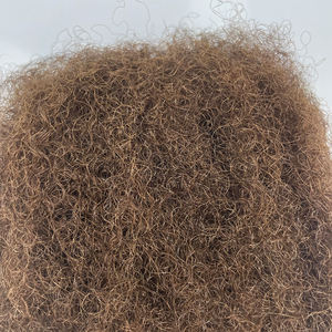 Extension 100% <span class=keywords><strong>capelli</strong></span> umani di alta qualità Afro crespo riccio intrecciato Dreadlock #6 marrone <span class=keywords><strong>chiaro</strong></span> sfuso <span class=keywords><strong>capelli</strong></span> Afro umani - Product Image 5